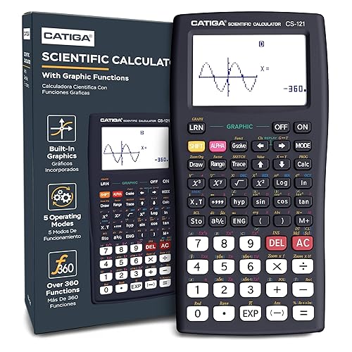 CATIGA Scientific Calculators with Graphic Functions, Graphing Calculators with Multiple Modes, Scientific Calculators for Students, High School or
