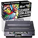 (1-Pack, Black, High Yield) ColorPrint Compatible 2335DN Toner Cartridge Replacement for Dell 2335 2355DN 2355 6,000 Pages Work with CR963 HX756 NX993