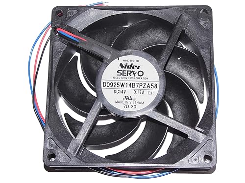 Zyvpee 9025 D0925W14B7PZA58 W10799015B 14V 0.17A 3Wire Cooling Fan