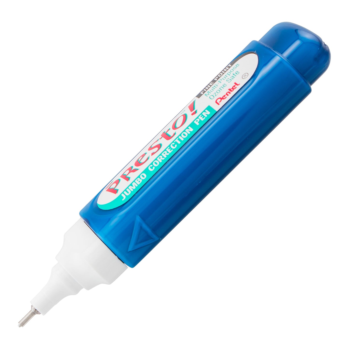 Pentel Presto Jumbo Correction Pen Fine Point, Metal Tip, 2-Packs (ZL31WBP2)