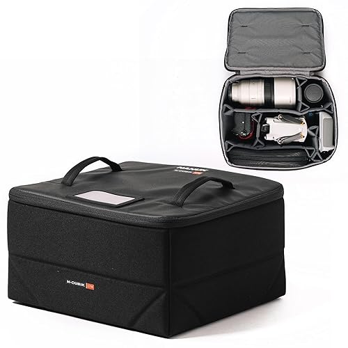 NANUK N-Cubik 17M Camera Bag Insert - Medium Water-Resistant Cube - Shockproof Protective Camera Insert for Backpack - Perfect for Tech Gear