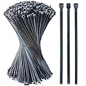 1500 Pack Zip Ties 14 inch, Black Cable Zip Ties 50 lbs Tensile Strength Nylon Self-Locking Wire Ties Wraps for Outdoor and Indoor Use by ECRABONE