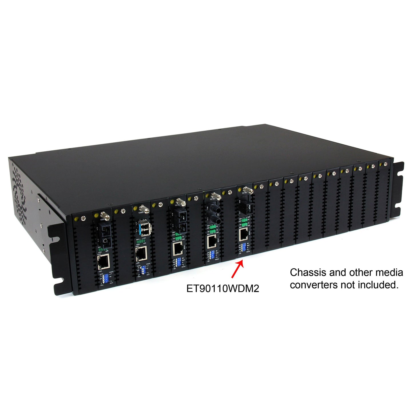 StarTech.com 10/100 Mbps Ethernet Single Mode WDM Fiber Media Converter Kit SC 20km, TAA (ET90110WDM2)
