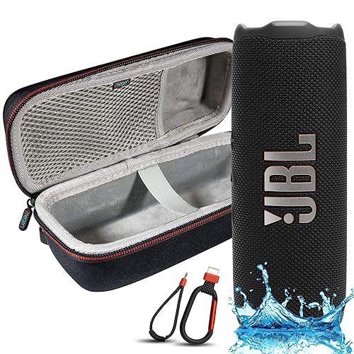 JBL Flip 7 Portable Bluetooth Speaker, IP68 Waterproof, Dustproof, Drop-Proof, PushLock System, AI Sound Boost, 16H Battery, Megen Hardshel Protection