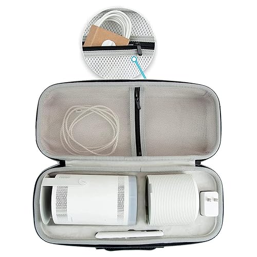 Case for Samsung The Freestyle Projector & Battery Base All Accessories Storage, Compatible with 30” - 100” The Freestyle 2nd Gen EVA Hard Bag