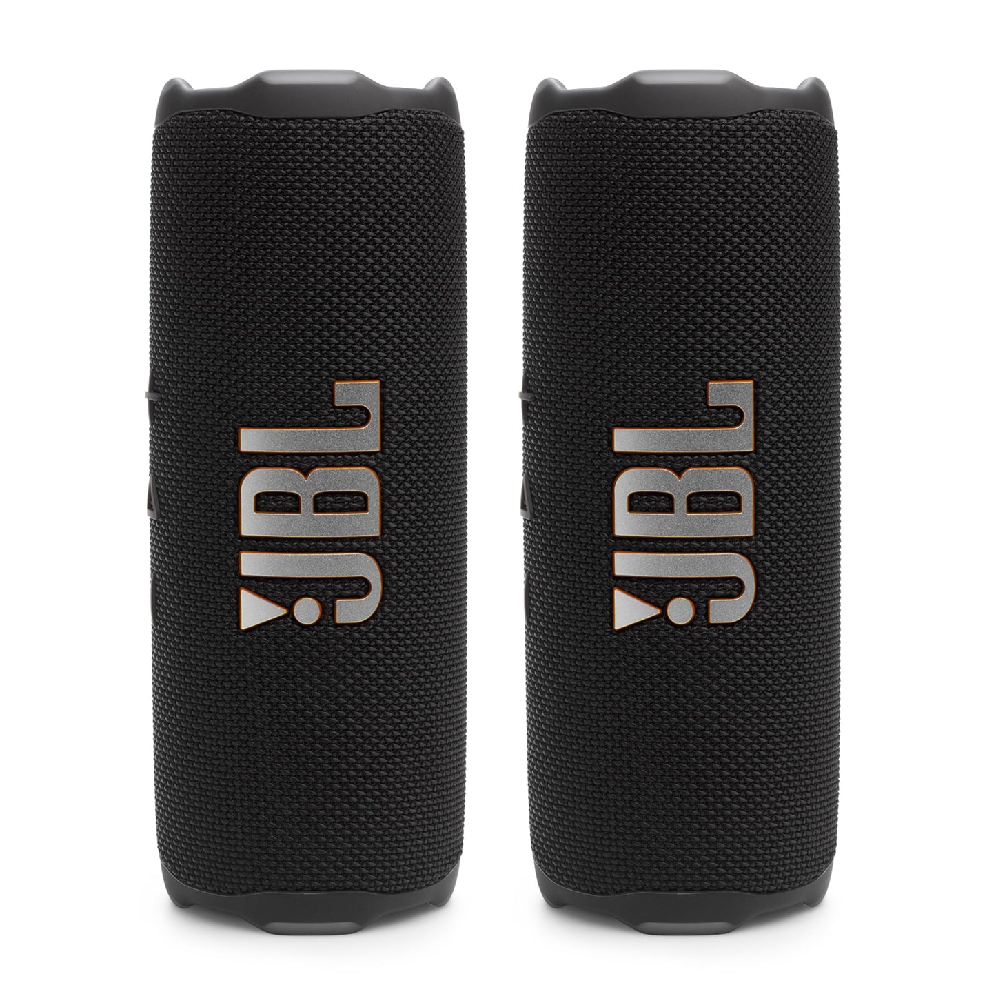 JBL Flip 7 Waterproof Portable Speaker Bundle - Pair (Black)