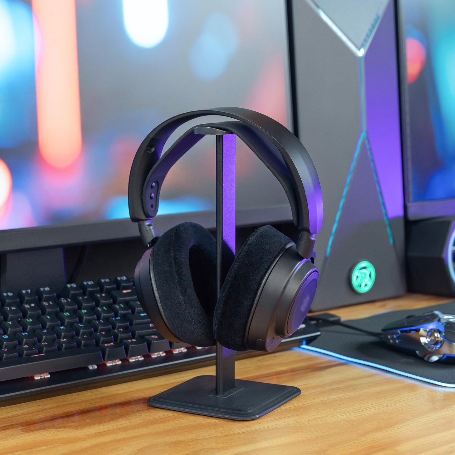 WC StealthZ Arctis Nova - FPS Oriented Earpads for Steelseries Arctis Nova Headphones by GadgetryTech & Wicked Cushions | Enhanced Sound Precision
