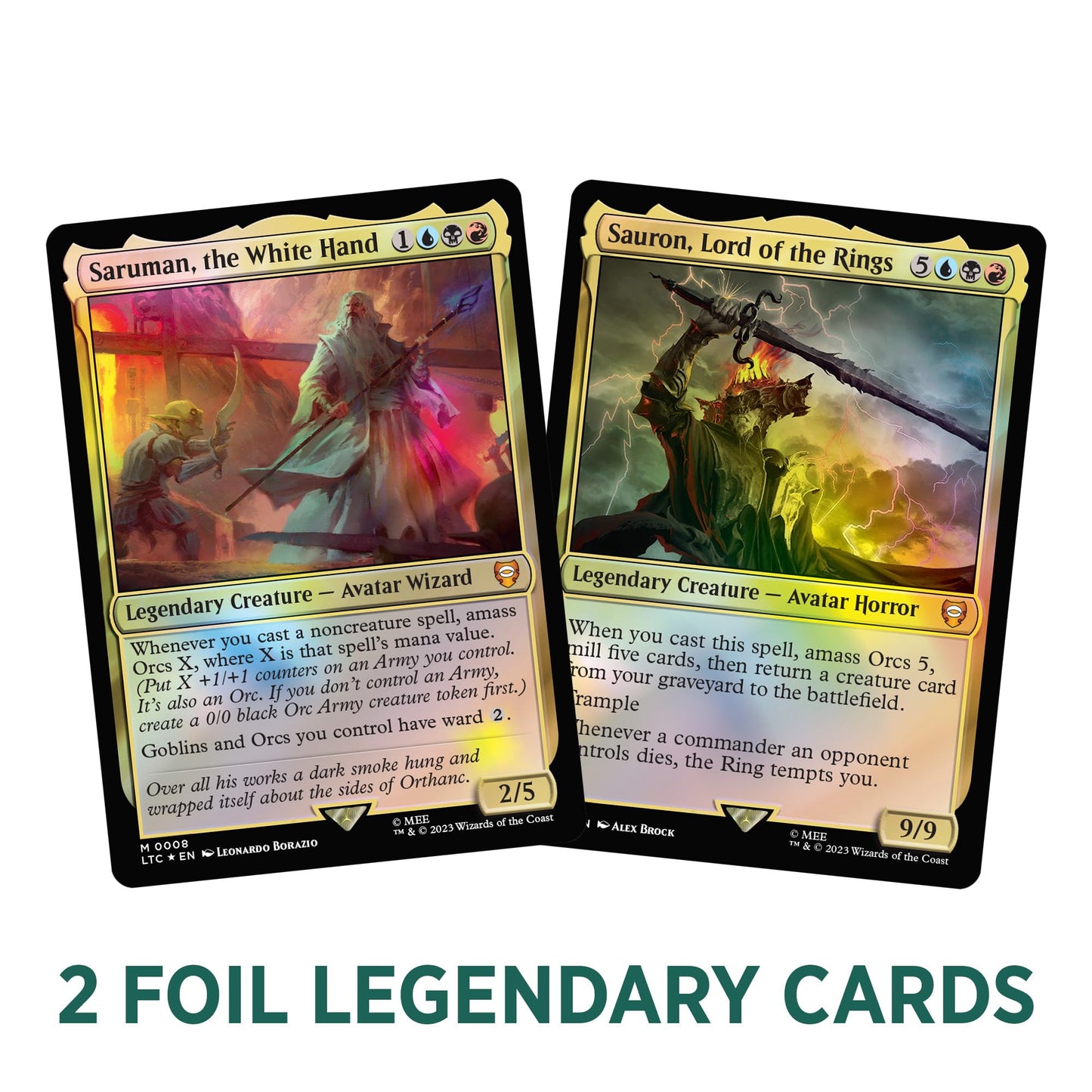 Magic: The Gathering The Lord of The Rings: Tales of Middle-Earth Commander Deck 4 + Collector Booster Sample Pack