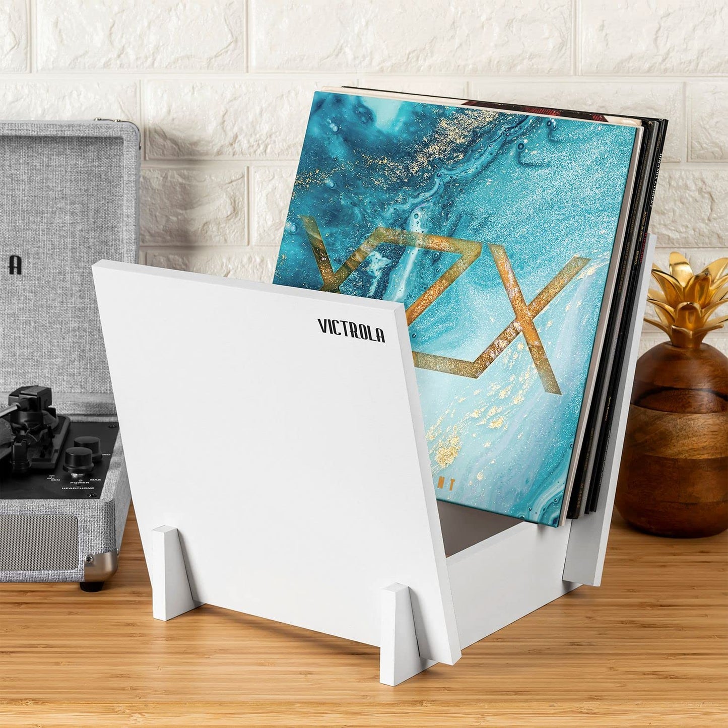 Victrola Record Holder (Bridge) (VA-33-WHT-SDF)