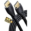 PowerBear 4K HDMI Cable 15 ft | High Speed, Rubber & Gold Connectors, 4K @ 60Hz, Ultra HD, 2K, 1080P, & ARC Compatible for Laptop, Monitor, PS5, PS4