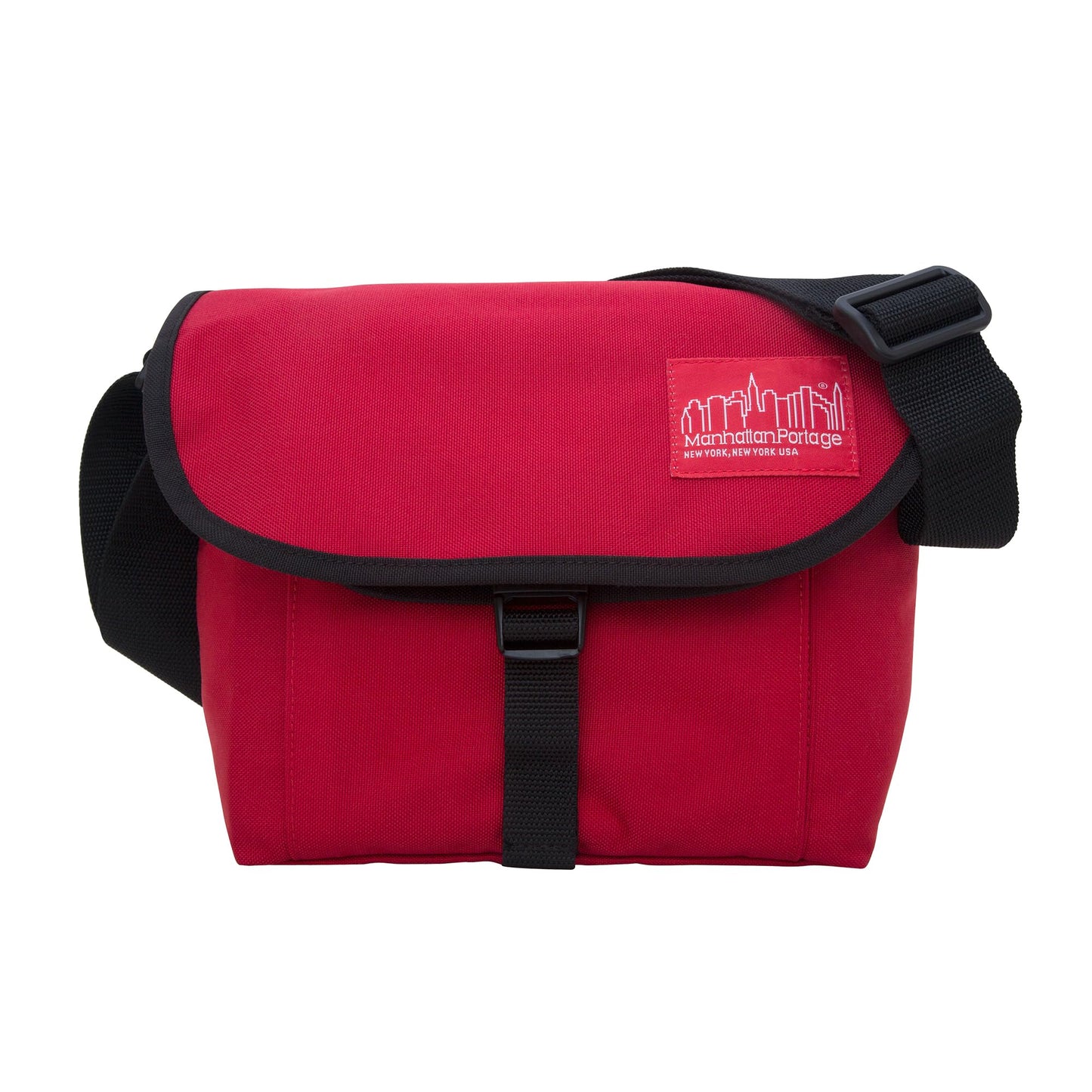 Manhattan Portage Aperture Camera Bag Water-Resistant DSLR & Tech Crossbody with Removable Padded Insert (Red)
