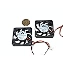 2 Pieces Fan 5v 4007 4cm mini slim small quiet 7mm 2pin heatsink A36