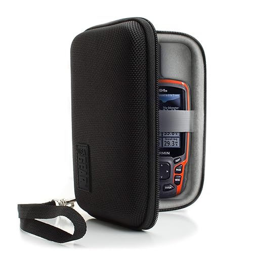 USA Gear Travel Electronics Organizer - Water Resistant Zipper Case, Hard Shell Exterior - 6.5 Inch Case Fits Chargers, Cables, Batteries, Earphones