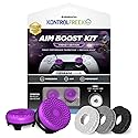 KontrolFreek Aim Boost Kit for PlayStation 5 (PS5) and PlayStation 4 (PS4) Controller | Includes Performance Thumbsticks and Precision Rings | Frenzy