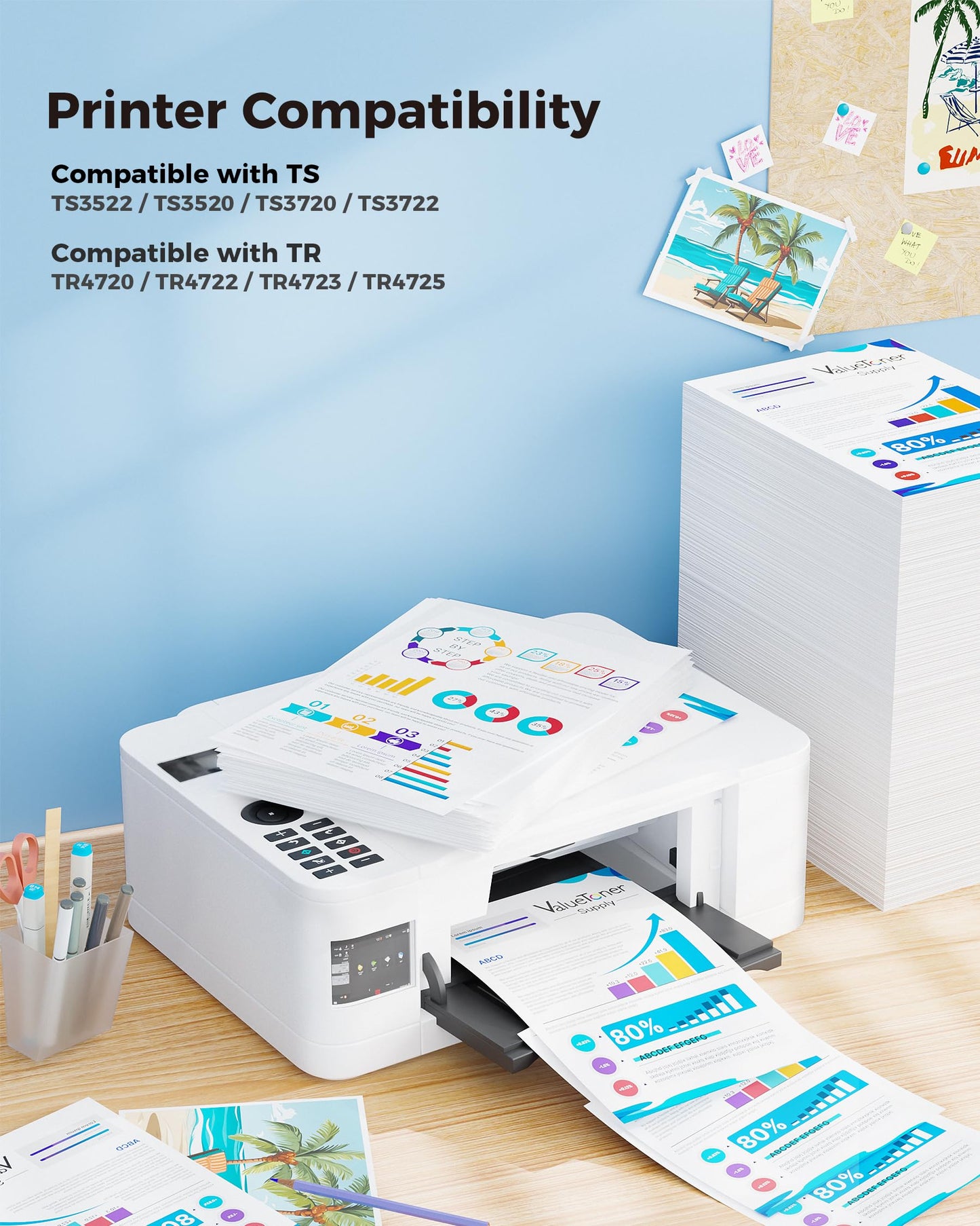 PG-275XL Black Ink Cartridge Compatible with Canon 275 Black Ink 275XL