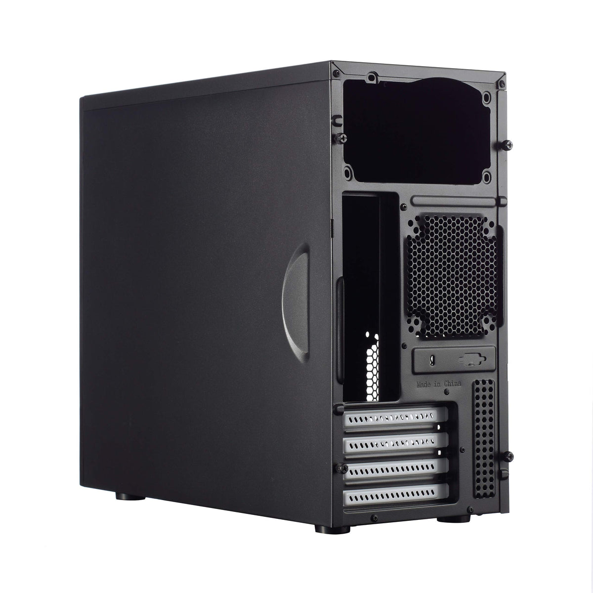 Fractal Design Core 1100 - Mini Tower Computer Case - mATX - High Airflow and Cooling - 1x 120mm Silent Fan Included - Brushed Aluminium - Black