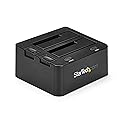 StarTech.com Dual-Bay USB 3.0 To SATA Hard Drive Docking Station, USB Hard Drive Dock, External 2.5/3.5" SATA I/II/III, SSD/HDD Docking Station