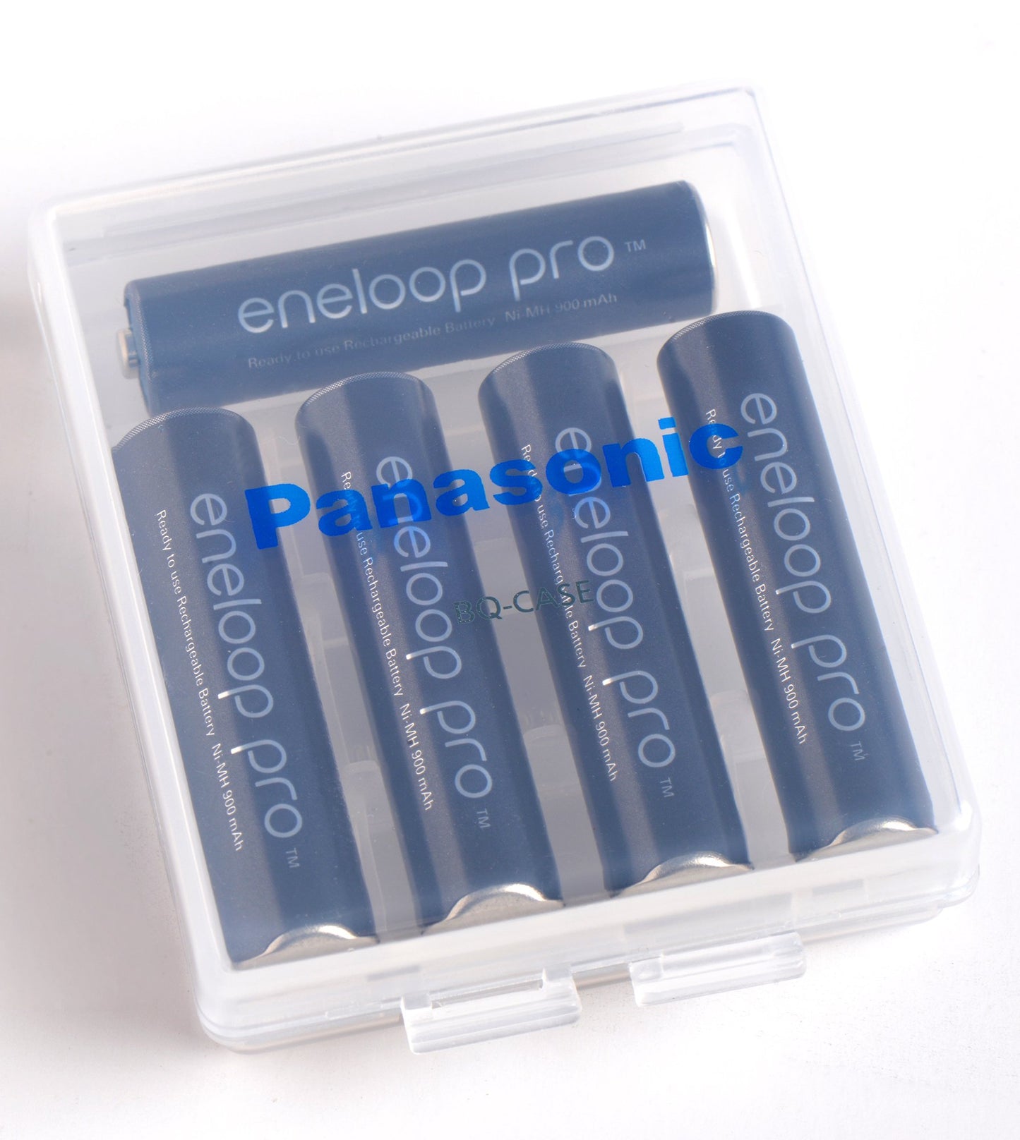 Eneloop Panasonic BQ-CASE2SA Battery Storage Cases with 4AA or 5AAA Battery Capacity, Pack of 2