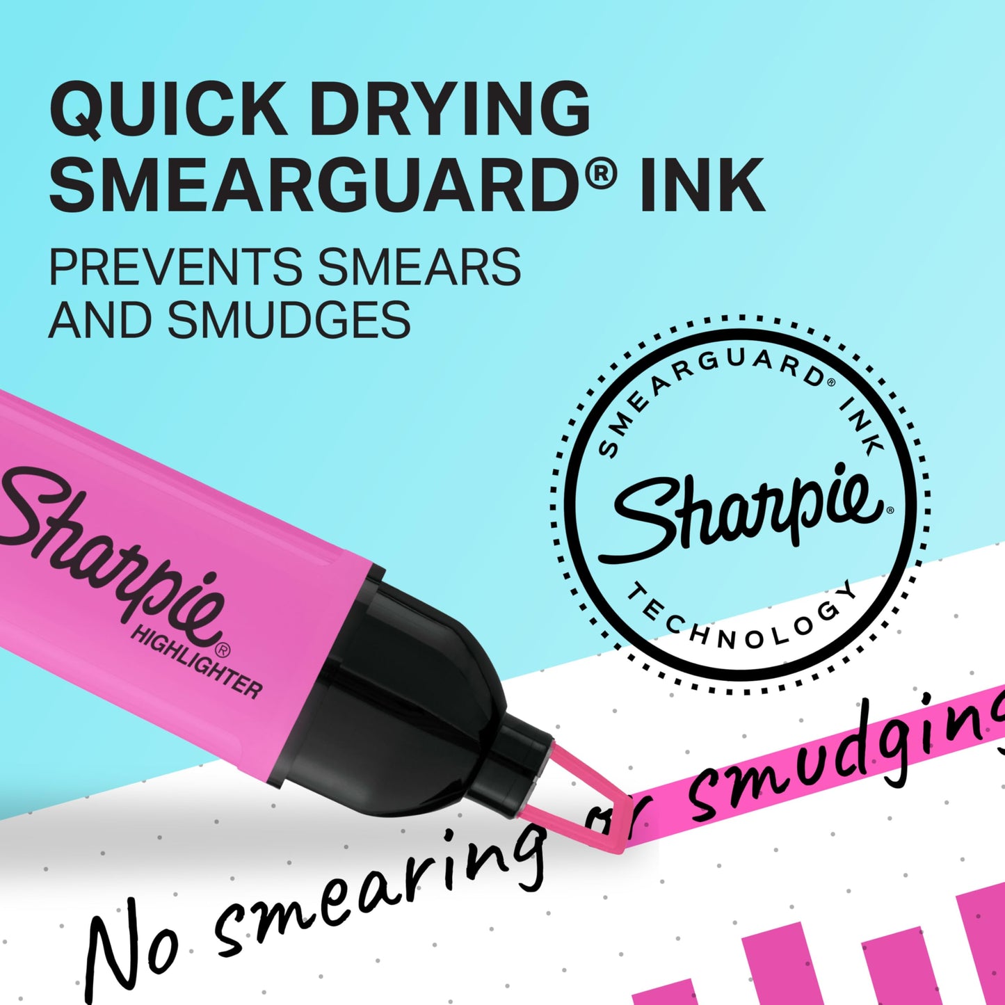 Sharpie Clear View Highlighters, Chisel Tip Highlighter Marker Set, Back to School and Office Supplies, Studying Essentials, Teacher Must Haves