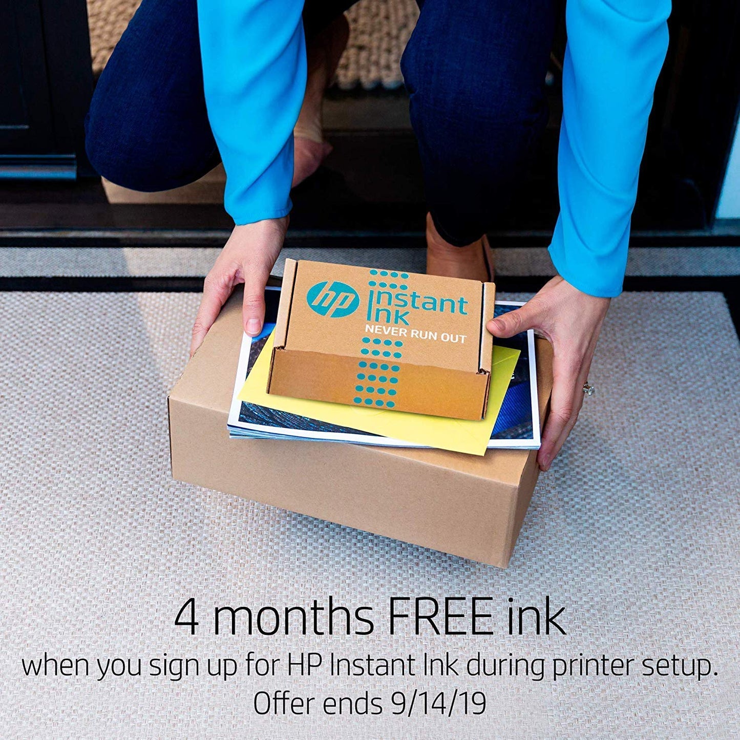 HP Tango X Smart Home Printer w/ Indigo Linen cover - All-in-One Inkjet Wireless Computer Mobile Printer, Scanner, Copier, Instant Ink Ready