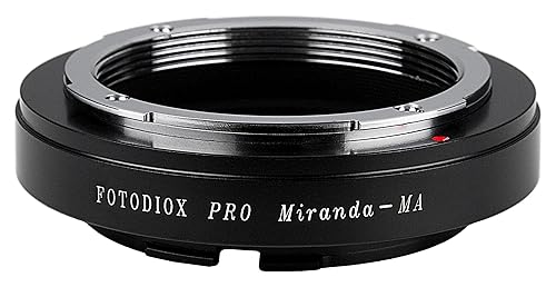 Fotodiox Pro Lens Mount Adapter, for Miranda Lens to Sony Alpha DSLR Cameras