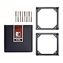 Noctua NA-SFMA1, 140 to 120mm Fan Mounting Adaptors for Watercooling Radiators (2 Pieces, Black)