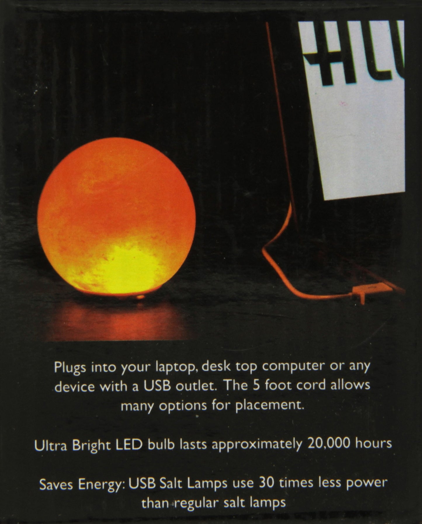 Himalayan Salt Mini Planet Salt Lamp and USB, 3 Inch