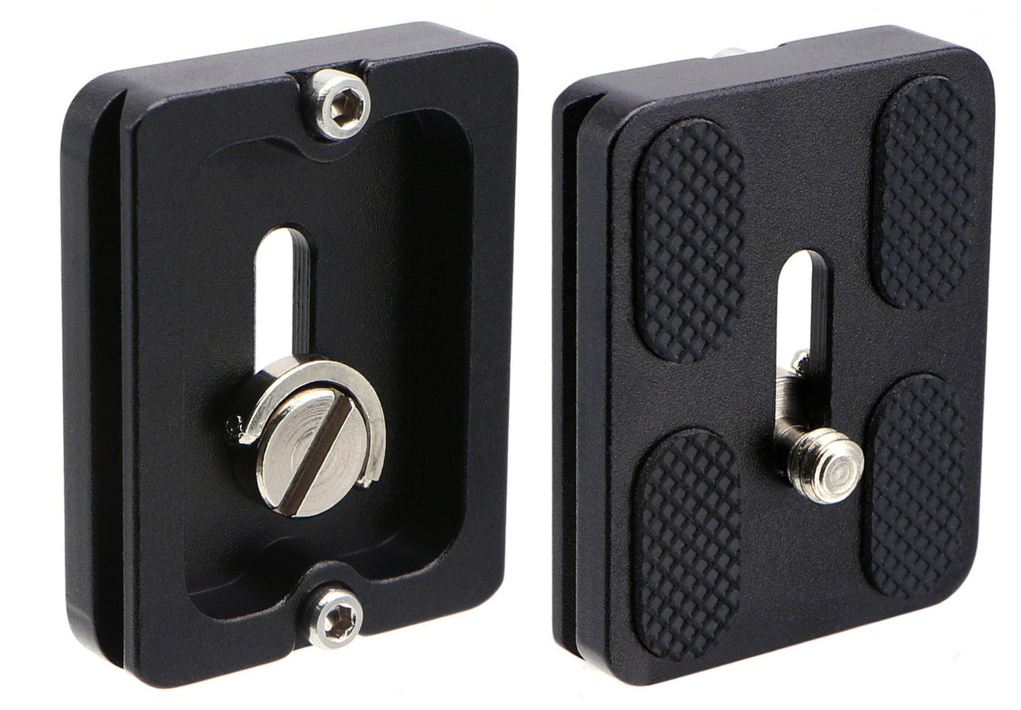 HITHUT 50mm Universal Screw Knob Quick Release Clamp with 50mm Quick Release Plate Set Compatible with Arca-Swiss Standard Tripod Monopod Ball Head