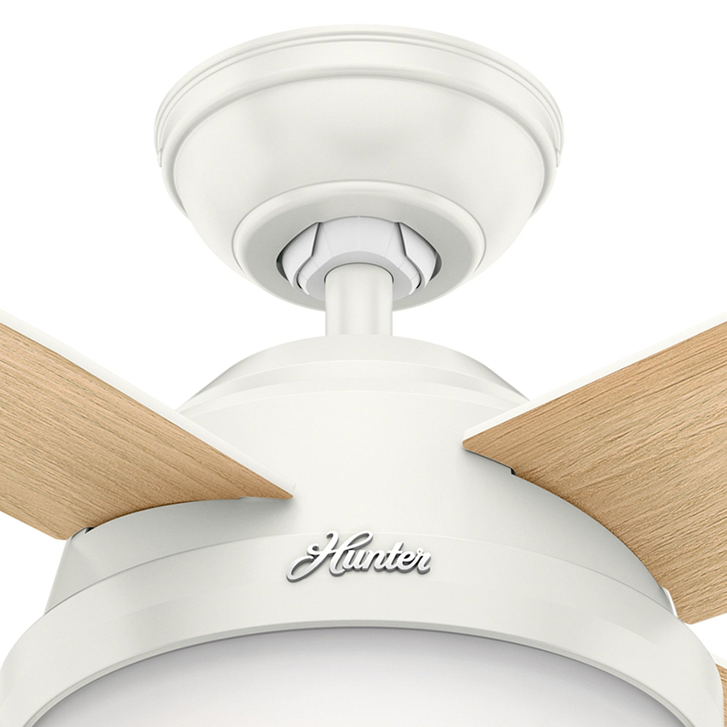 Hunter Fan 44 inch Contemporary Ceiling Fan with LED light kit and Remote Control included (Renewed)