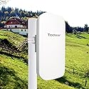 2025 Outdoor WiFi Extender?WiFi Booster | AI Watchdog | Repeater&AP Mode?IP65 Weatherproof | Up to 1200Mbps Dual Band WiFi Extender