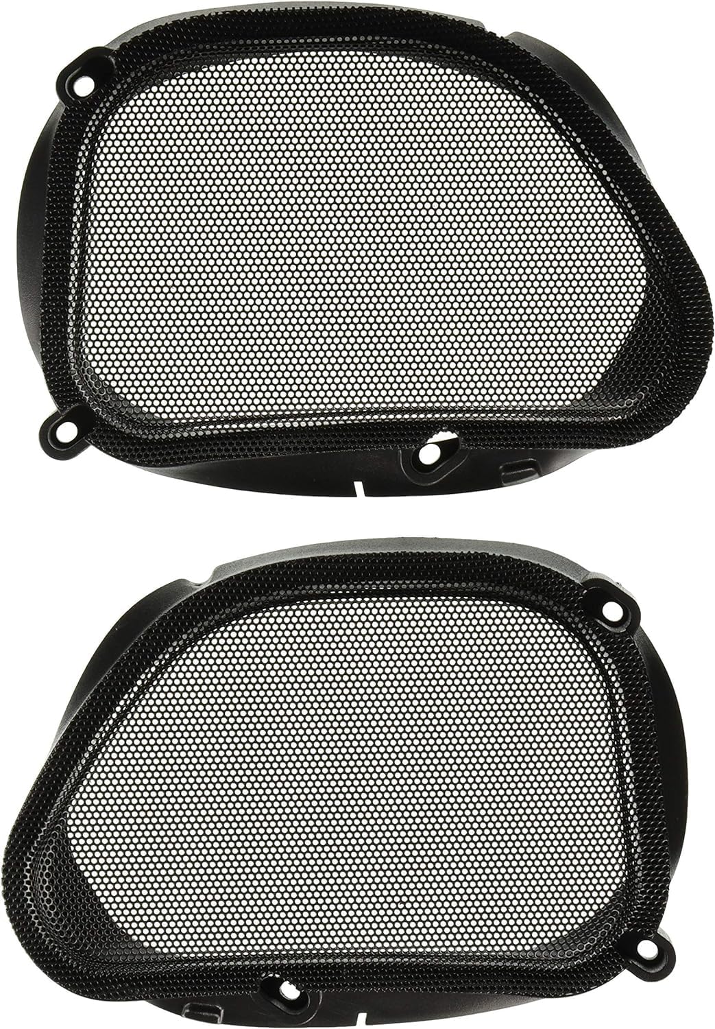 Hogtunes 57 MESH Front Speaker Grills (2 Pack), Fits 1998-2013 Harley-Davidson Road Glide Models