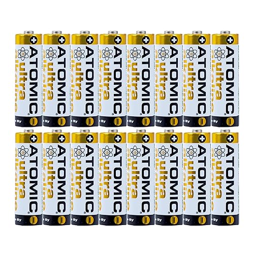 ATOMIC AA Battery 1.5V Ultra Alkaline LR6 AM3 (16 Batteries)