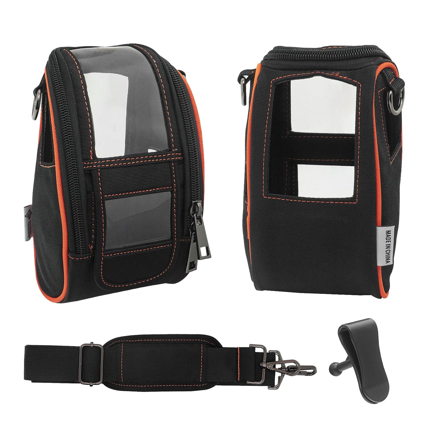 Soft Carrying Case for Zebra ZQ610 QLN220 ZR628 Mobile Thermal Printer - 2024 Upgrade Case Holster with Shoulder Strap and Belt Clip Compatible