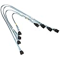 Supermicro CBL-0186L 4X Right Angle SATA Cable CBL-0186L 56 45.5 35 23CM SATA CBL Set of 4 PB Free