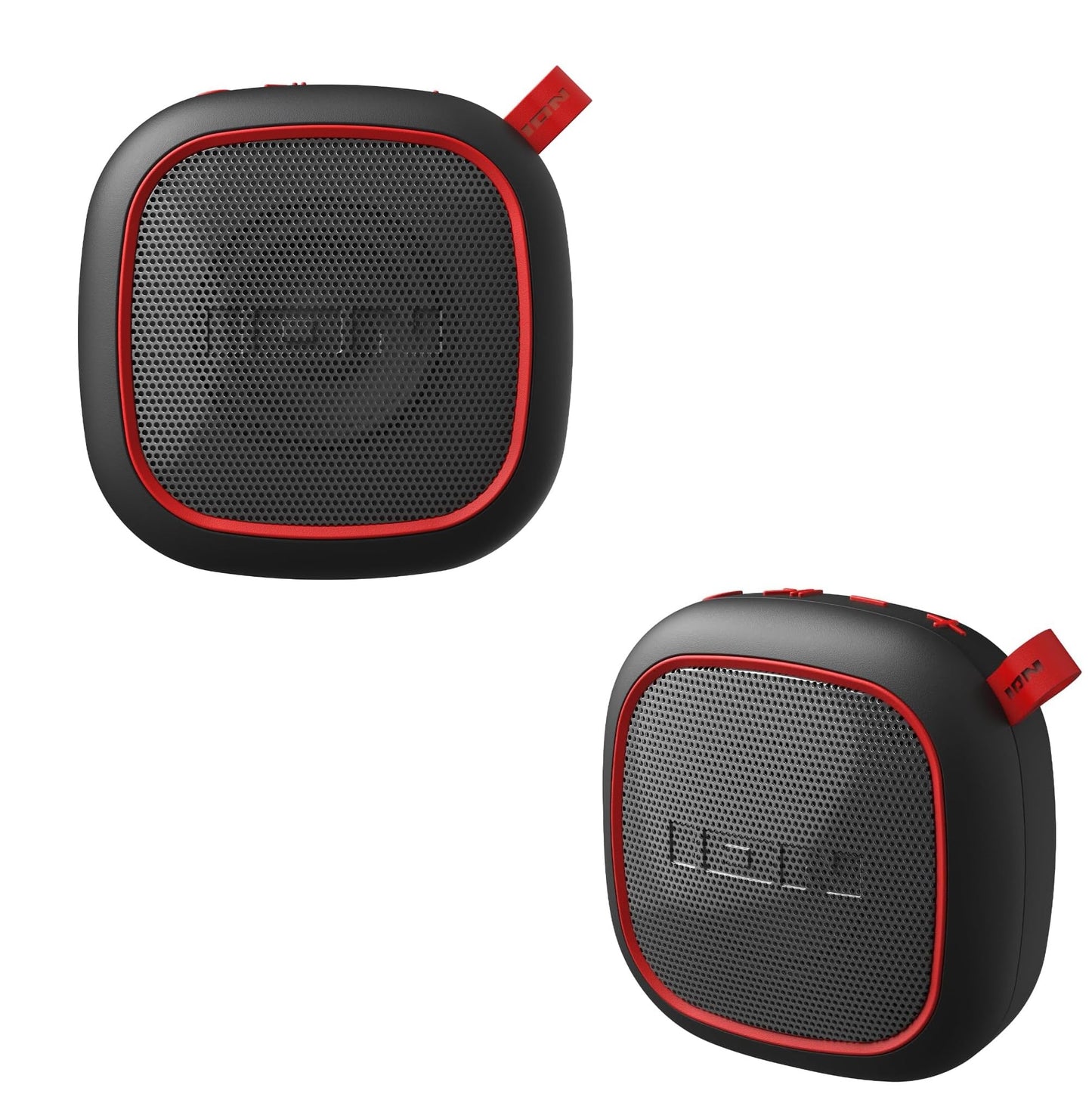 2-Pack ION Audio Magnet Rocker Wireless Bluetooth Speaker with Magnetic Back Mount Built-in