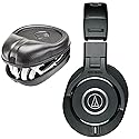 Audio-Technica ATH-M40x Monitor Headphones with SLAPPA SL-HP-07 Full Sized HardBody PRO Headphone Case