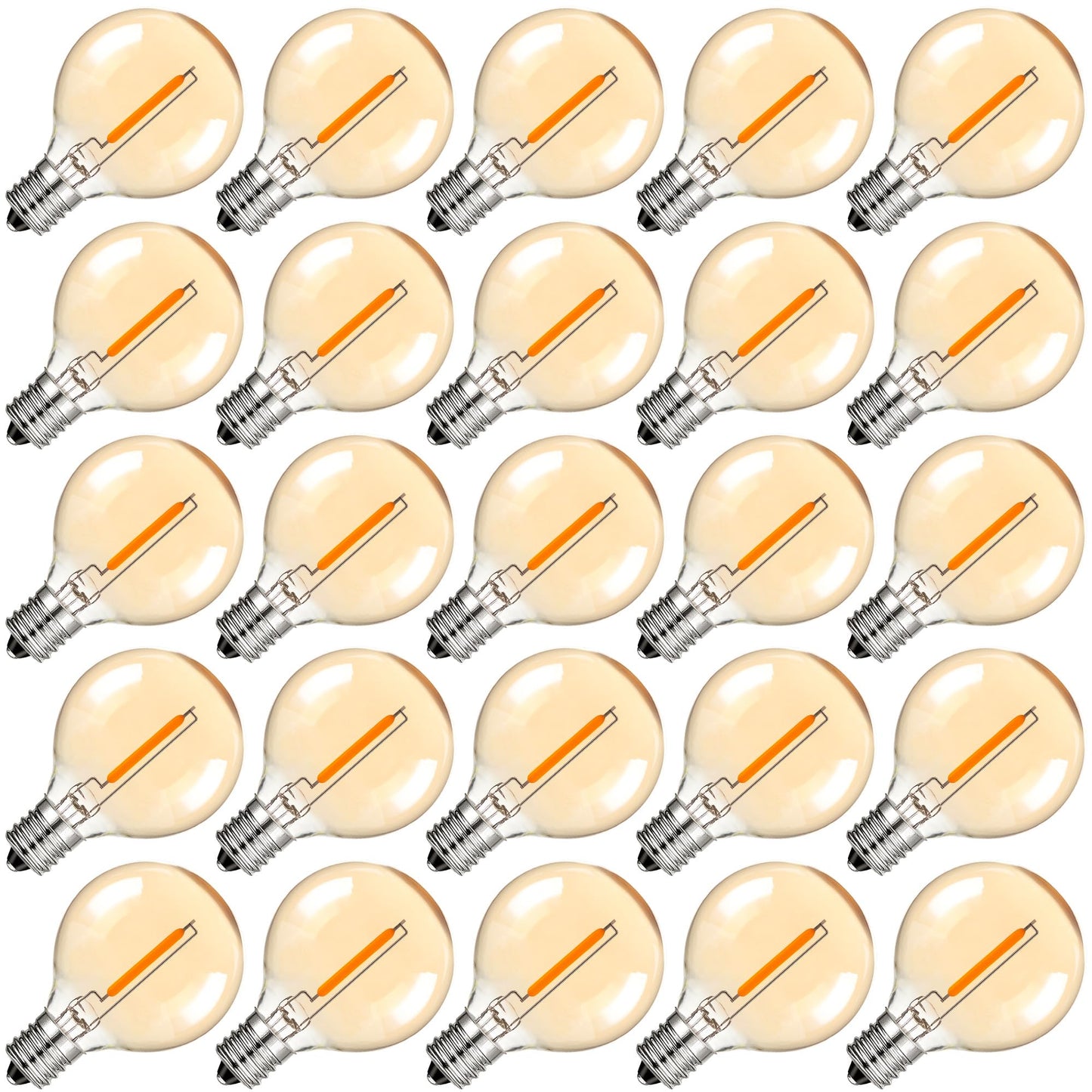 Sphoon G40 Led Replacement Light Bulbs,1W E12 Candelabra Light Bulbs,50lm