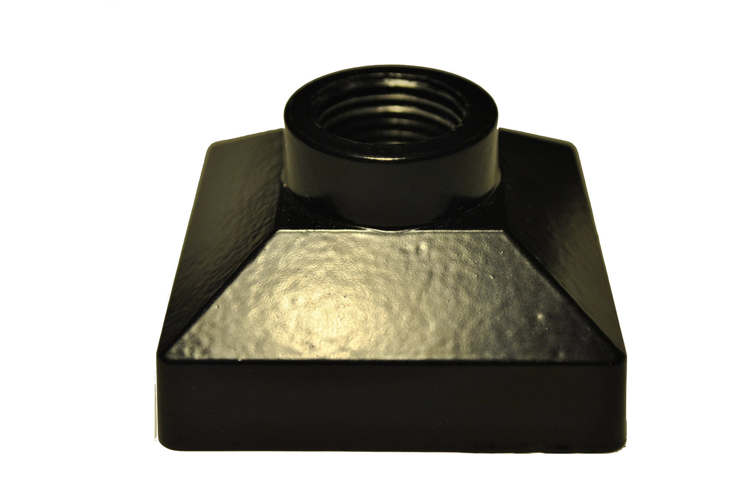 Tru-Post® Oil Lamp (Torch) for a Deck Railing or Fence Post (2 inch x 2 inch Aluminum Post Cap, Black)