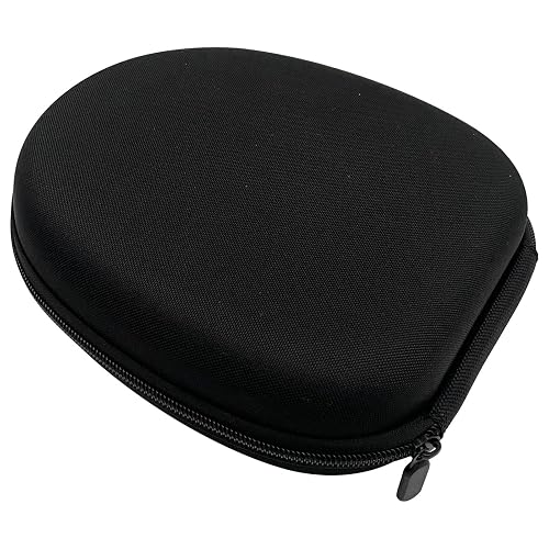 BEILOCKERY Headphone Case, Black Headset Hard Shell Case, Universal Headphone Storage Protective Bag Suitable for Multiple Models of Headphones