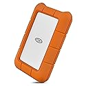 LaCie Rugged Thunderbolt USB-C 2TB External Hard Drive Portable HDD - USB 3.0 compatible, Drop Shock Dust Water Resistant, Mac and PC Computer Desktop