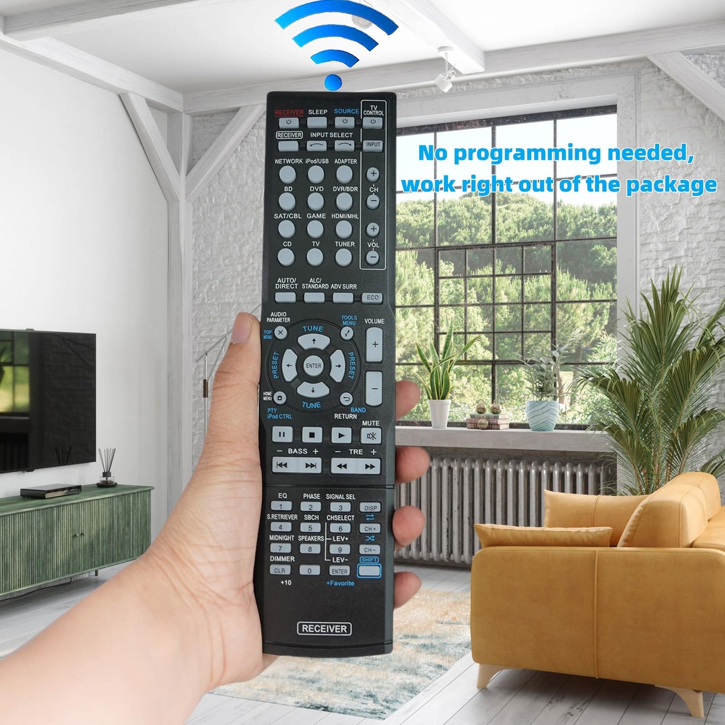 Replacement Remote Control for Pioneer VSX-816-K VSX-816-S VSX-1015TX-K VSX-1015TX-S 7.1-Channel Home Theater AV A/V Receiver System