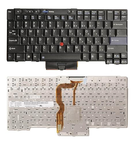 Compatible Laptop Keyboard Replacement for Lenovo IBM Thinkpad T400s T410s T410 T510 W510 T420 T520 T520i W520 W520i Series P/N: 45N2141 45N2071