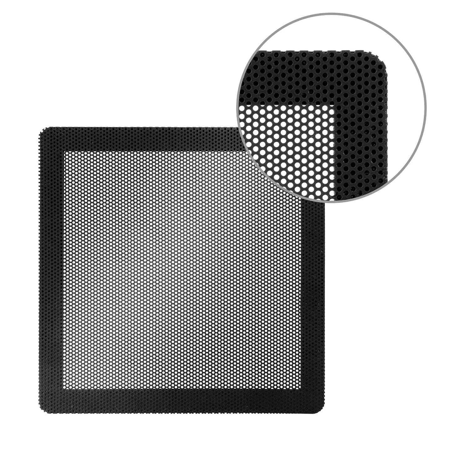 HFEIX 120mm PC Dust Filter Magnetic Frame Cover, 4 Pack Ultra Fine 0.8mm PVC Mesh Computer Case Fan Grill Dustproof Cover for Computer Cooler