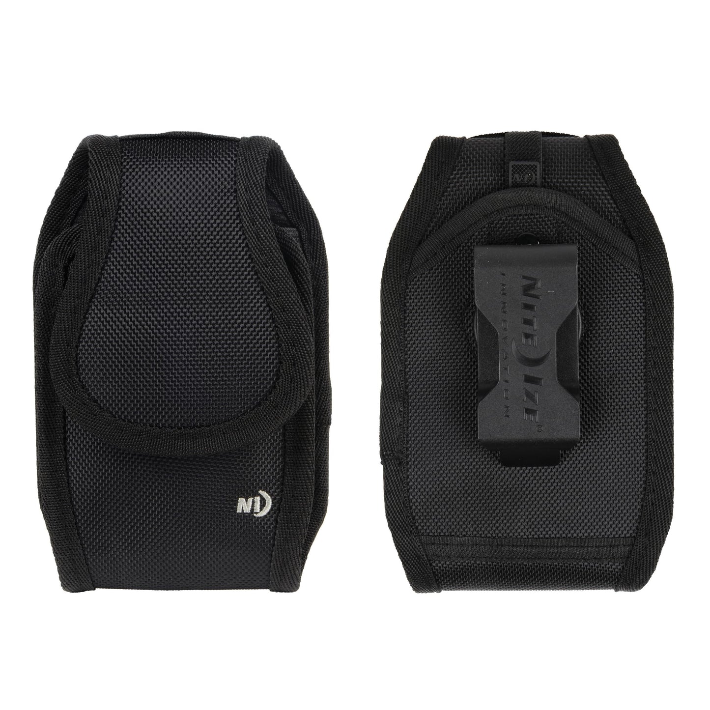 Nite Ize Clip Case Executive Leather Phone Holster - Premium Protective, Clippable Phone Holder for Your Belt Or Waistband - XX Large - Black