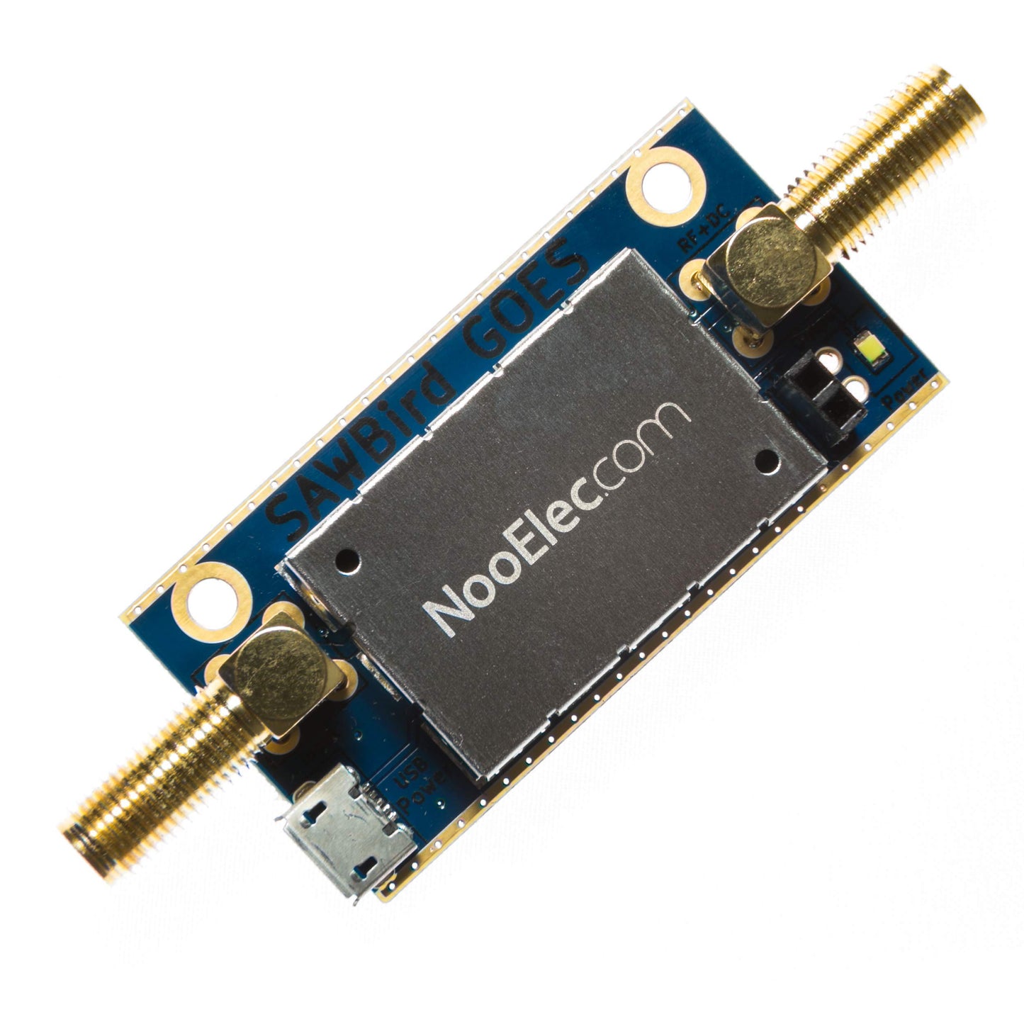 Nooelec SAWbird GOES Barebones - Premium Dual Ultra-Low Noise Amplifier (LNA) & Saw Filter Module for NOAA (GOES/LRIT/HRIT/HRPT) Applications. 1688MHz