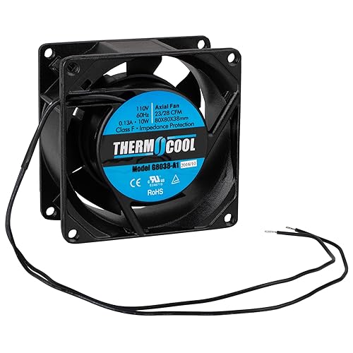 Thermocool Axial Cooling Fan 110V 23CFM 3.15" X 3.15"