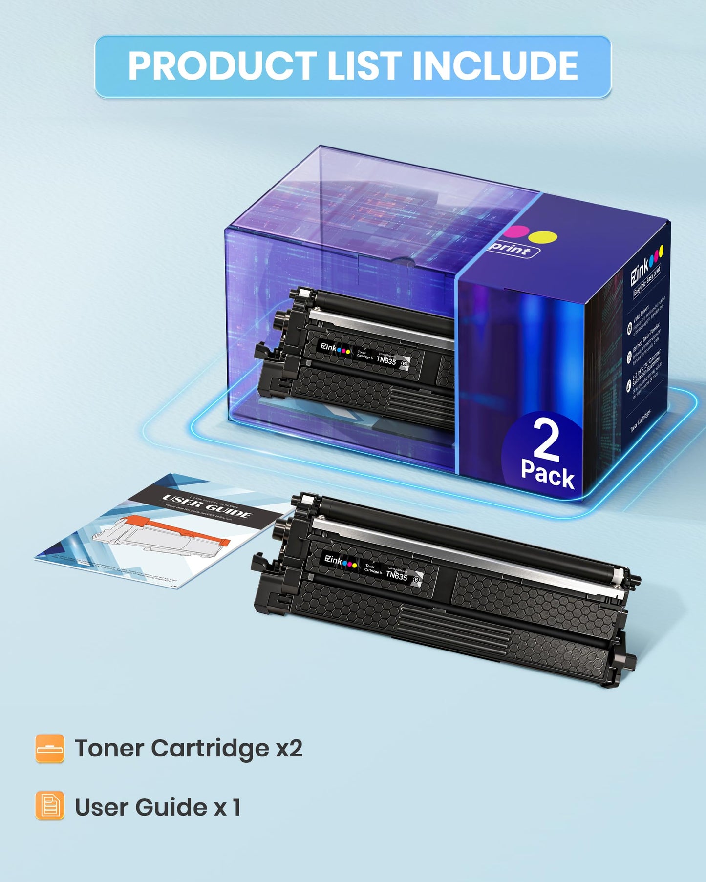 E-Z Ink TN635 TN-635 TN 635 Black Toner Cartridge for Brother MFC-L8930CDW