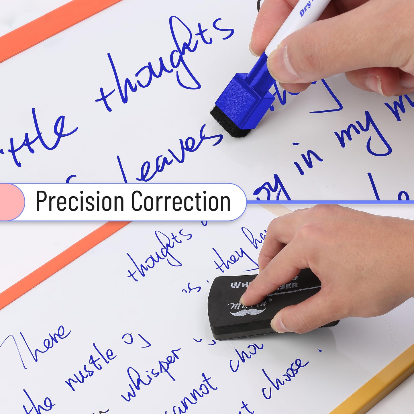 Mr. Pen- Magnetic Dry Erase Markers, 12 Pack, Blue