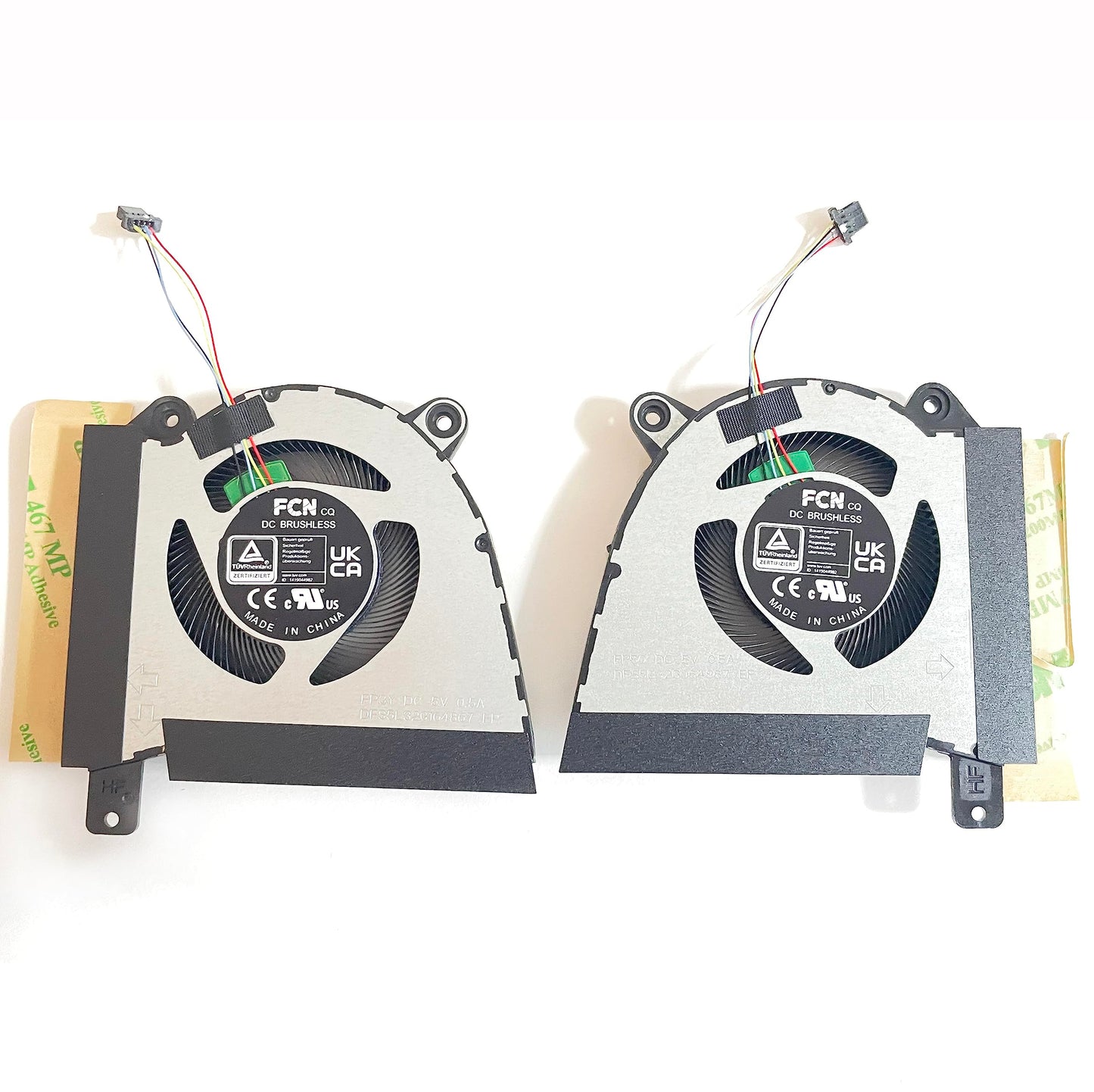 Fleshy Leaf CPU+GPU Cooling Fan Replacement for ASUS Rog Zephyrus G14 2022 GA402R GA402RJ GA402K GA402RK GA402RK-G14.R96800 DC5V Series DFS5L32G064867