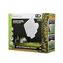 Good Earth Lighting Hyper Bright LED Motion Activated Security Flood - White, 2000 or 7000 Selectable Lumens, 3000K/4000K/5000K Color Selectable
